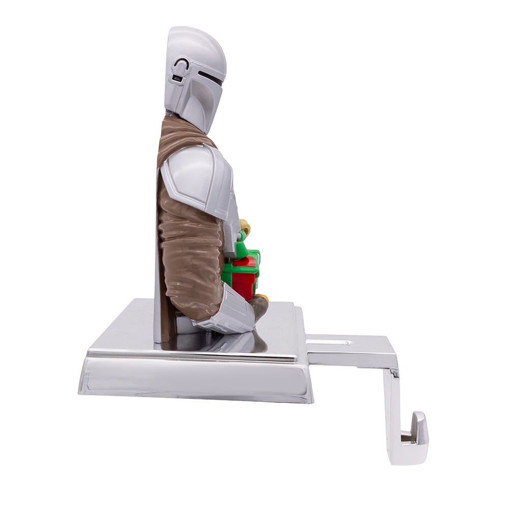 Kurt Adler 6-Inch Star Wars Mandalorian and The Child Stocking Holder